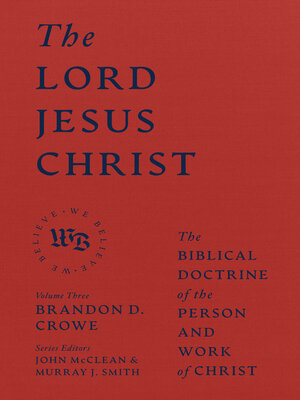 cover image of The Lord Jesus Christ